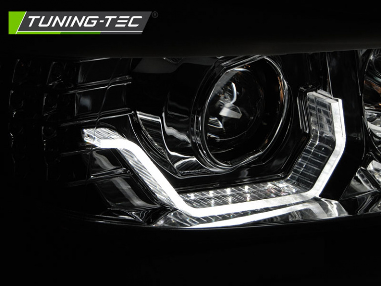 3D LED Angel Eyes Scheinwerfer für BMW 3er E90/E91 05-08 chrom mit LED Blinker